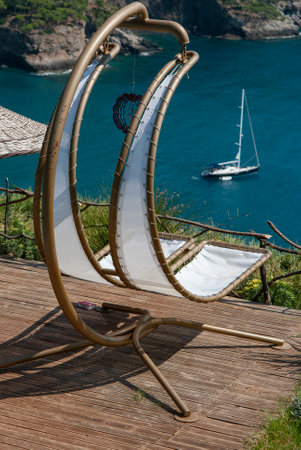 Sea Valley and wild beach at Kabak, Fethiye, Turkeyの写真素材