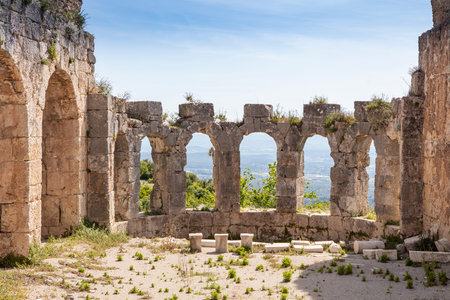 "The ruins of Tlos provide a unique insight into the rich history of Turkey's ancient civilizations."の写真素材