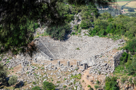 Pinara Ancient City, Fethiye - Turkeyの写真素材