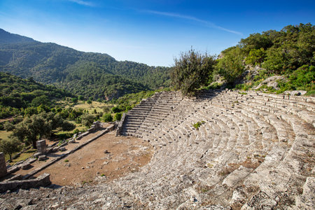 Pinara Ancient City, Fethiye - Turkeyの写真素材