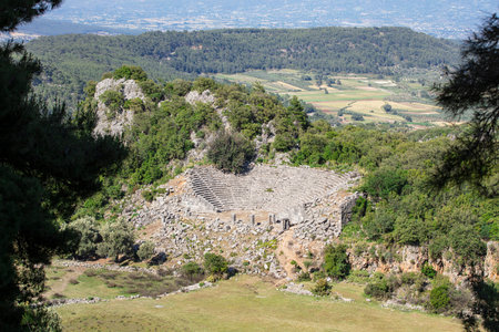 Pinara Ancient City, Fethiye - Turkeyの写真素材