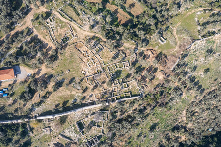 The Castle of Becin, Milasの写真素材