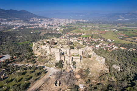 The Castle of Becin, Milasの写真素材