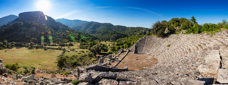 Pinara Ancient City, Fethiye - Turkeyの写真素材