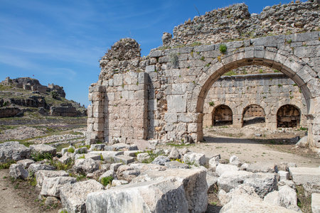 "The ruins of Tlos provide a unique insight into the rich history of Turkey's ancient civilizations."の写真素材