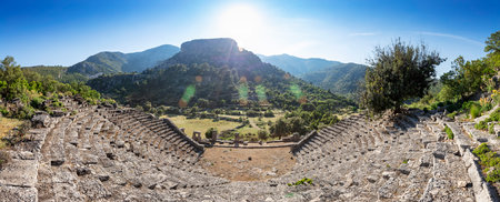 Pinara Ancient City, Fethiye - Turkeyの写真素材