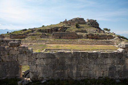 "The ruins of Tlos provide a unique insight into the rich history of Turkey's ancient civilizations."の写真素材