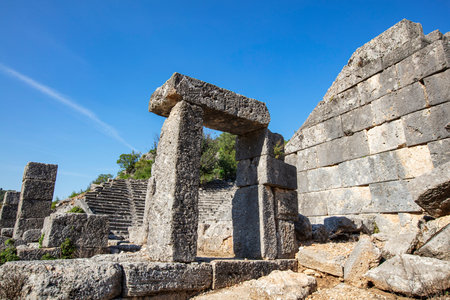 Pinara Ancient City, Fethiye - Turkeyの写真素材