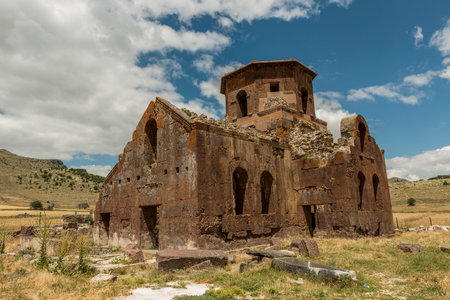 the old church Cappadocia, Turkeyの写真素材
