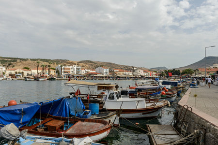 Turkey Izmir Foca . Foca sea landscapeの写真素材
