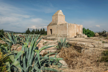 The Persian Statue at Foca City, Izmir, Turkeyの写真素材