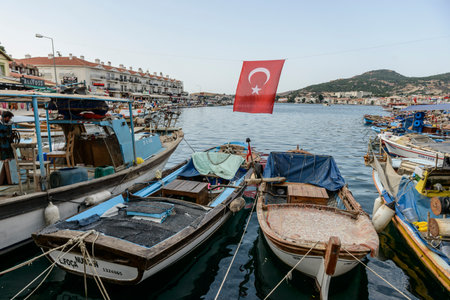 Turkey Izmir Foca . Foca sea landscapeの写真素材