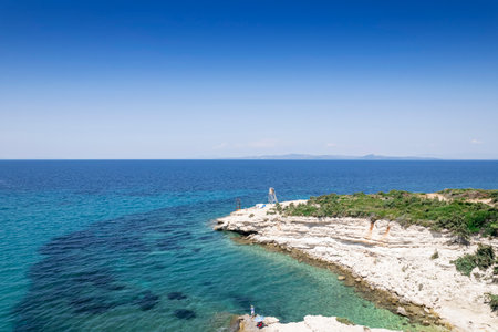 Ardic Beach view in Mordogan of Izmir Provinceの写真素材