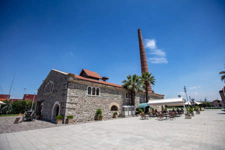 Old Gas Factory Cultural Center view in Izmir. Center is popular meeting point in Izmir.の写真素材