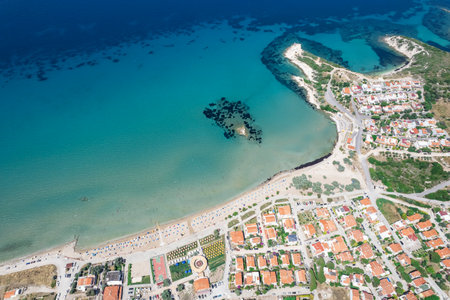 Ardic Beach view in Mordogan of Izmir Provinceの写真素材