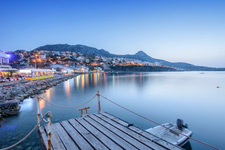 Scenic view of Karaburun Izmir Turkeyの写真素材