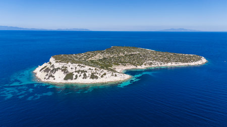 Scenic view of Karaburun Izmir Turkeyの写真素材