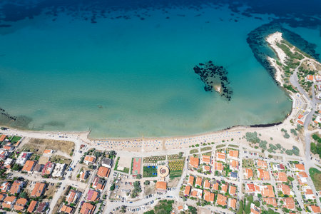Ardic Beach view in Mordogan of Izmir Provinceの写真素材