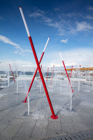 15th July Democracy Martyrs Square view in Izmir Cityの写真素材