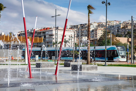 15th July Democracy Martyrs Square view in Izmir Cityの写真素材