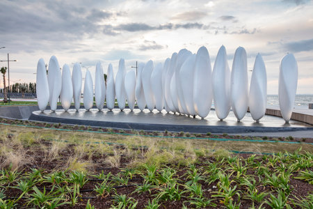 15th July Martyrs Square view in Izmir Cityの写真素材