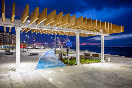 15th July Martyrs Square view in Izmir Cityの写真素材