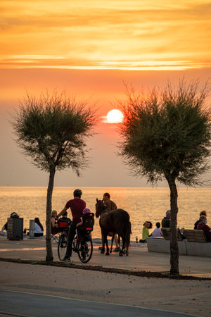 view in Izmir Cityの写真素材