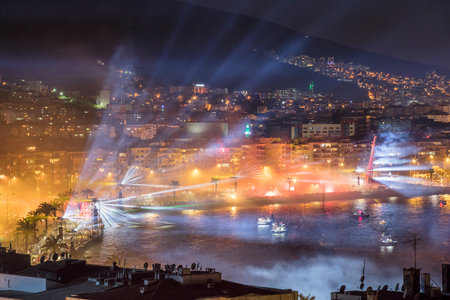 Izmir Republic of TÃ¼rkiye Fans of GÃ¶ztepe football teamの写真素材