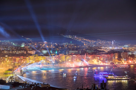 Izmir Republic of TÃ¼rkiye Fans of GÃ¶ztepe football teamの写真素材