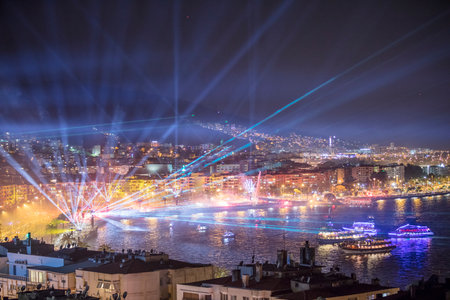 Izmir Republic of TÃ¼rkiye Fans of GÃ¶ztepe football teamの写真素材