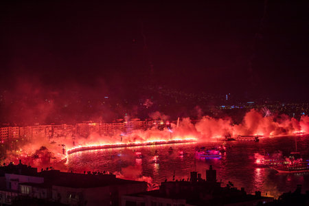 Izmir Republic of Türkiye Fans of Göztepe football team