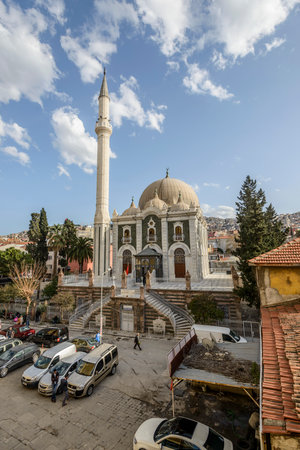 Salepcioglu Mosque in Kemeralti, Izmir, Turkeyの写真素材