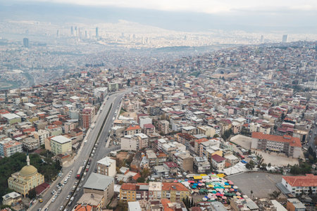 Izmir Konak aerial view. Turkey, Izmirの写真素材