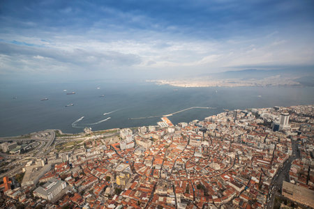 Izmir Konak aerial view. Turkey, Izmirの写真素材