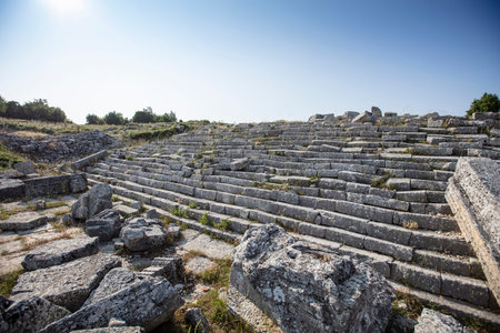 View from the Kremna Ancient City in Bucak, Burdur - Turkey.