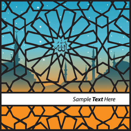 oriental styleのイラスト素材