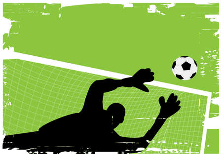 goal keeperのイラスト素材