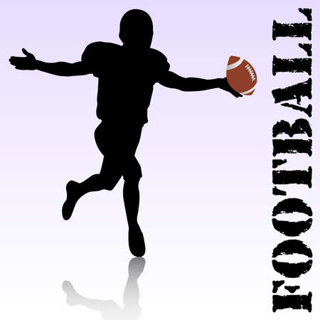 vector football playerのイラスト素材