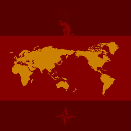 world mapのイラスト素材