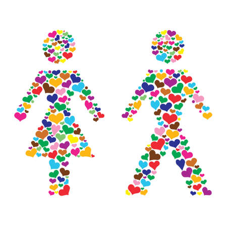 couple in loveのイラスト素材