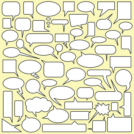 dialog bubblesのイラスト素材