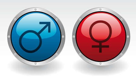male and female symbolsのイラスト素材