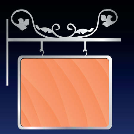 vector signboardのイラスト素材