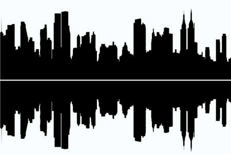 modern cityscapeのイラスト素材