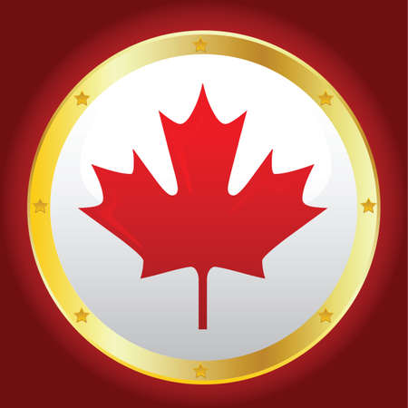 canadian maple leafのイラスト素材