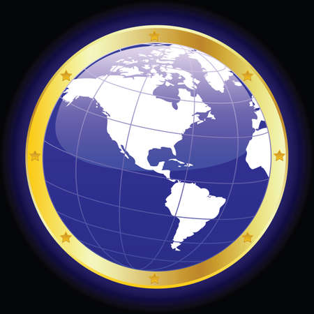 planet earthのイラスト素材