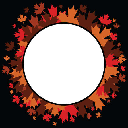 autumn maple leafsのイラスト素材