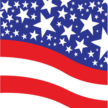 american flagのイラスト素材