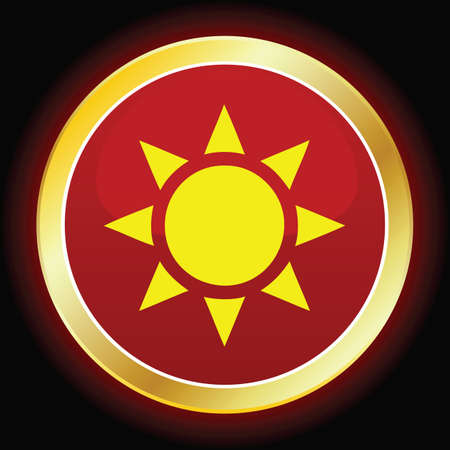 sun signのイラスト素材