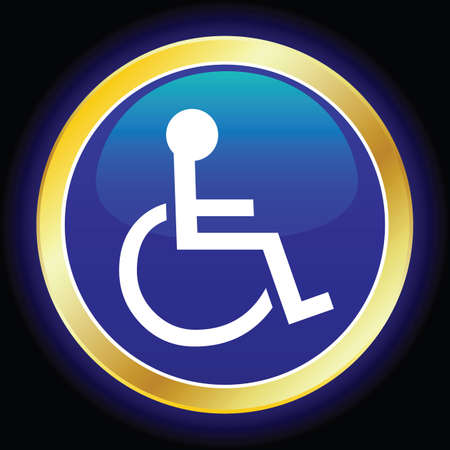 wheelchair symbolのイラスト素材